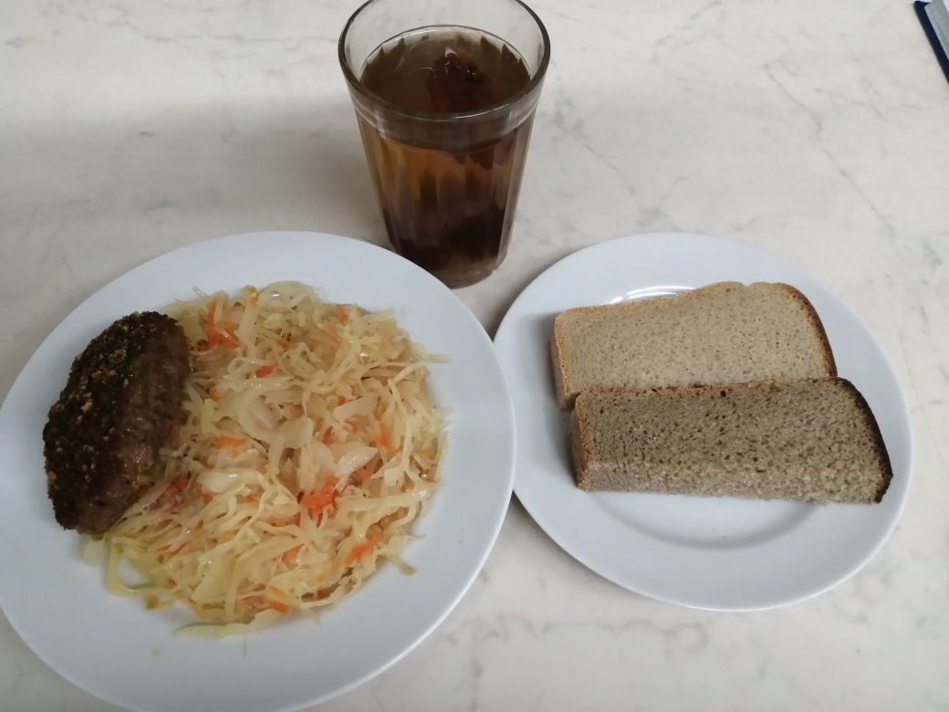 Меню, завтрак и обед - 1 марта (Корпус А).