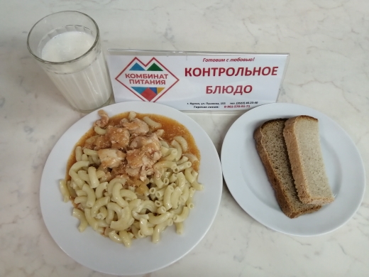 Меню, завтрак и обед - 7 мая (Корпус А).
